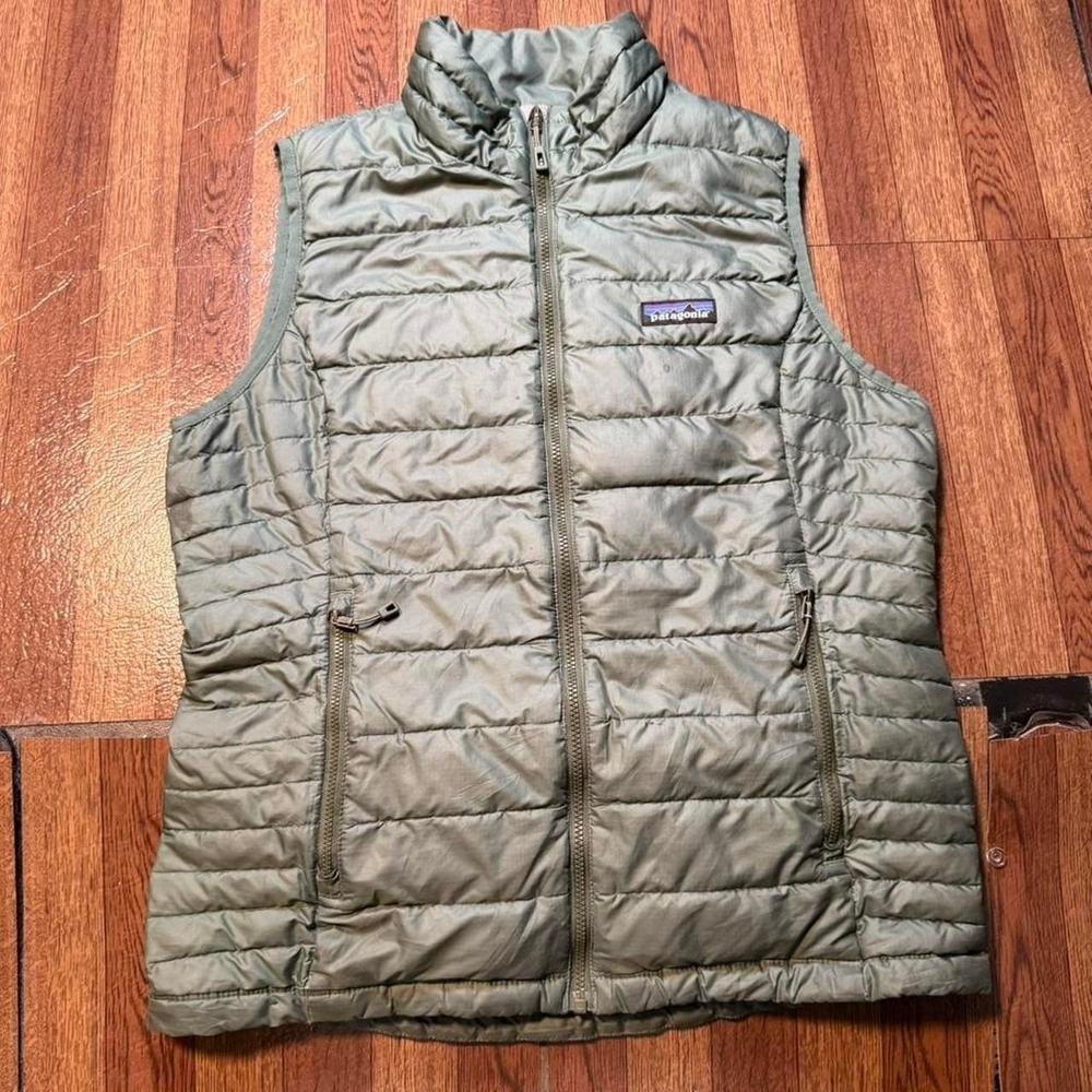 Patagonia‎ Women's Green Nano Puff Insulated Gilet Vest Medium